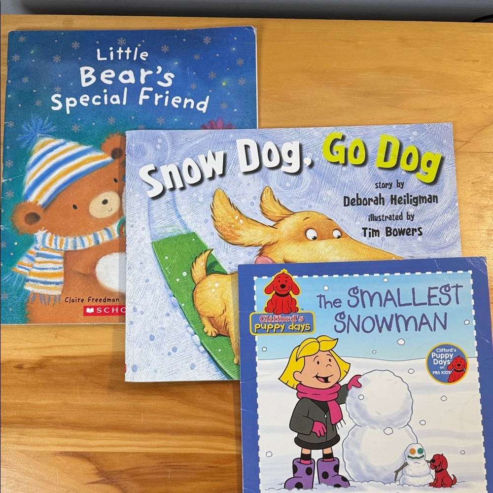 🌈2/$8  3-Book Bundle Winter-Themed